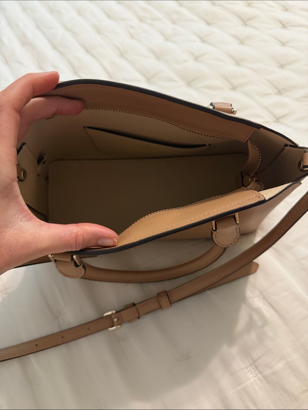 kate spade Tan Crossbody Dome Satchel - Picture 4 of 4